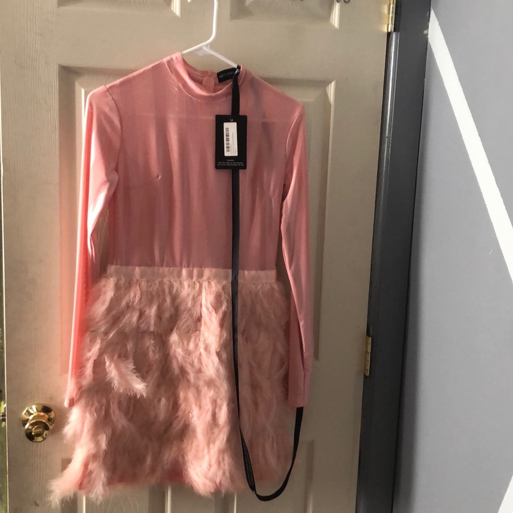 Dust pink dress